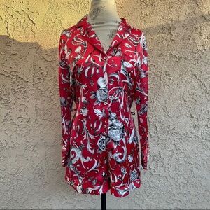 Vintage 90s Victoria’s Secret Floral Romper Shorts Jumpsuit Size Small
